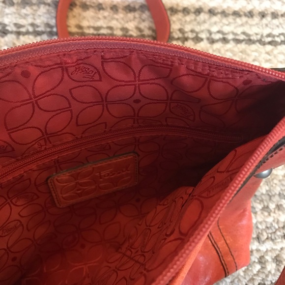 Fossil Crossbody leather purse bag - Picture 4 of 5
